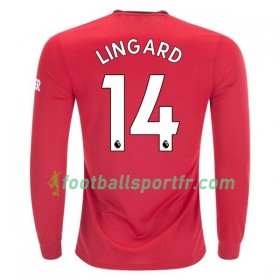 Tenue Manchester United Jesse Lingard 14 Domicile 2019-2020 Maillot de Foot ML